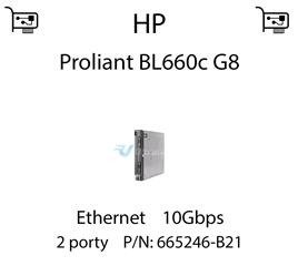 Karta sieciowa Ethernet 10Gbps dedykowana do serwera HP Proliant BL660c G8 - 665246-B21