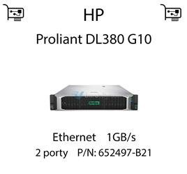 Karta sieciowa Ethernet 1GB/s dedykowana do serwera HP Proliant DL380 G10 - 652497-B21