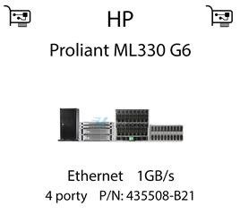 Karta sieciowa Ethernet 1GB/s dedykowana do serwera HP Proliant ML330 G6 (REF) - 435508-B21