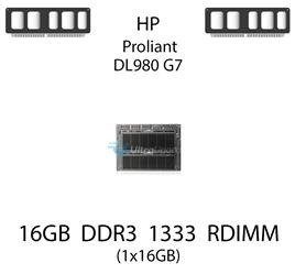 Pamięć RAM 16GB DDR3 dedykowana do serwera HP ProLiant DL980 G7, RDIMM, 1333MHz, 1.35V, 2Rx4 - 627808-B21