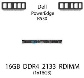 Pamięć RAM 16GB DDR4 dedykowana do serwera Dell PowerEdge R530, RDIMM, 2133MHz, 1.2V, 2Rx4 - A7910488