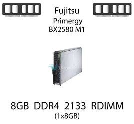 Pamięć RAM 8GB DDR4 dedykowana do serwera Fujitsu Primergy BX2580 M1, RDIMM, 2133MHz, 1.2V, 1Rx4 - S26361-F3843-E514
