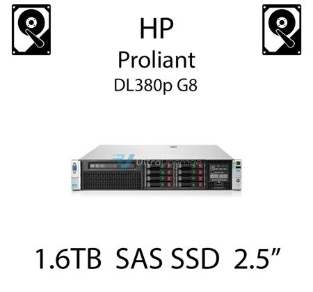 1.6TB 2.5" dedykowany dysk serwerowy SAS do serwera HP ProLiant DL380p G8, SSD Enterprise  - 762263-B21