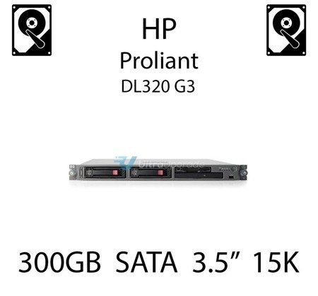300GB 3.5" dedykowany dysk serwerowy SATA do serwera HP ProLiant DL320 G3, HDD Enterprise 15k, 12Gbps - 737571-001