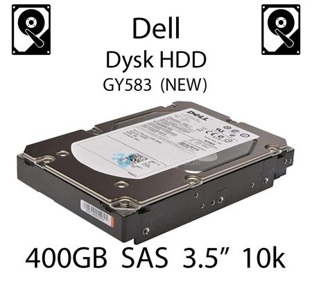 400GB 3.5" dysk serwerowy Dell, SAS, HDD Enterprise 10k - GY583