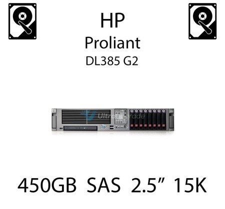 450GB 2.5" dedykowany dysk serwerowy SAS do serwera HP Proliant DL385 G2, HDD Enterprise 15k, 12GB/s - 785408-001 (REF)