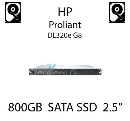 800GB 2.5" dedykowany dysk serwerowy SATA do serwera HP ProLiant DL320e G8, SSD Enterprise  - 717973-B21 (REF)