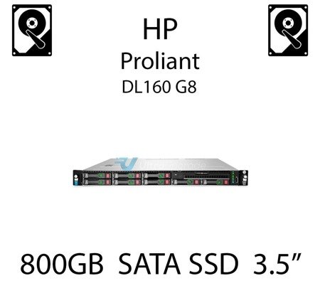 800GB 3.5" dedykowany dysk serwerowy SATA do serwera HP ProLiant DL160 G8, SSD Enterprise , 6Gbps - 691860-B21