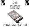 146GB 2.5" dysk serwerowy Dell, SAS, HDD Enterprise 10k - CM318